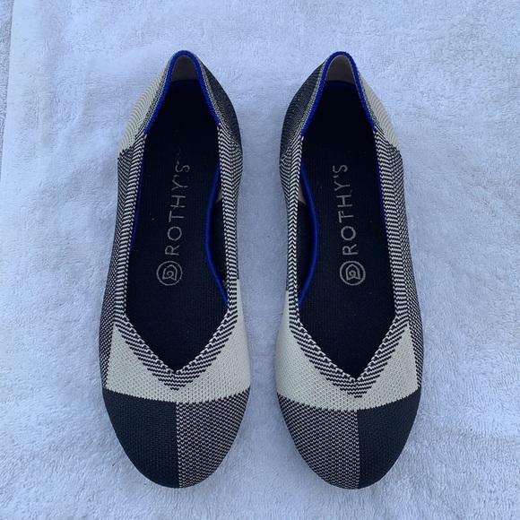 Rothy’s Captoe Round Flats sz 7 - Picture 4 of 16